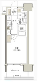 大阪市西区靱本町２丁目の賃貸マンションの間取り