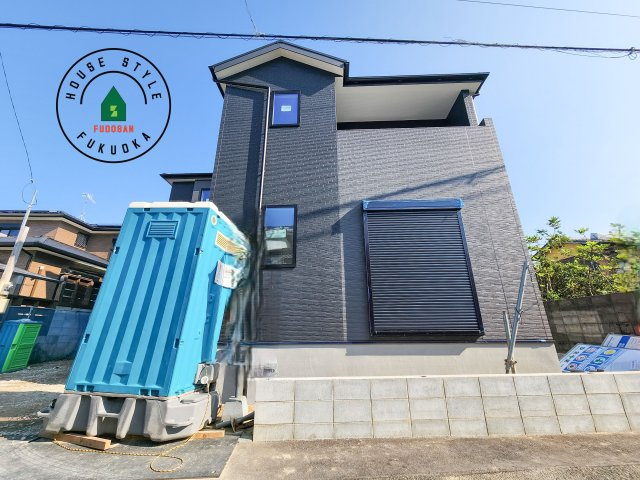 糸島市加布里4丁目第4-1棟(1号棟)の外観|デザイン性のある外観です。