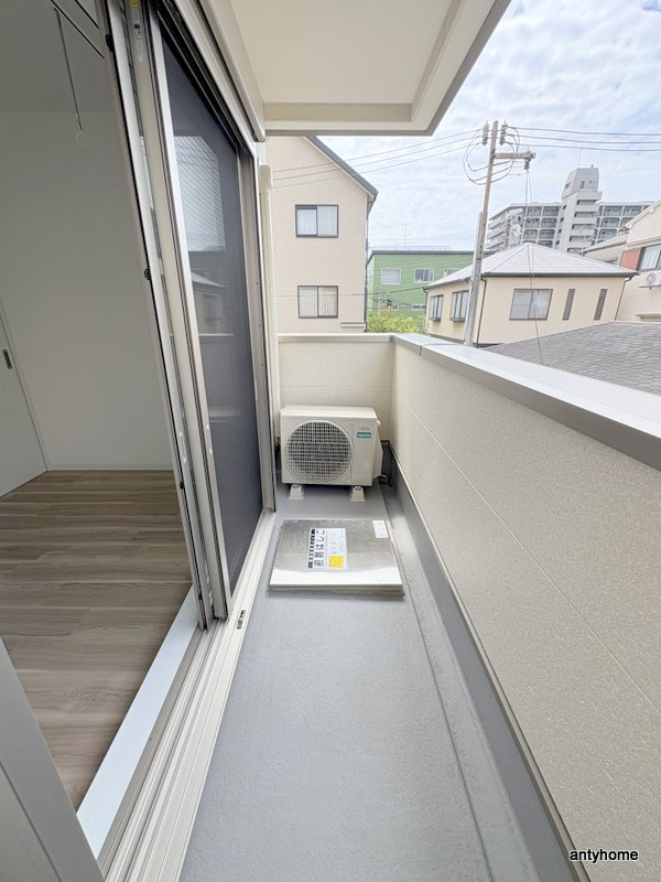 ジーメゾン姫島　仲介手数料無料のバルコニー