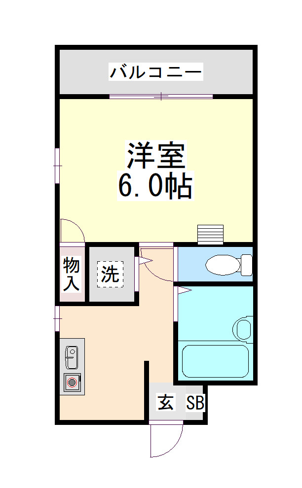 エステムコート東灘の間取り
