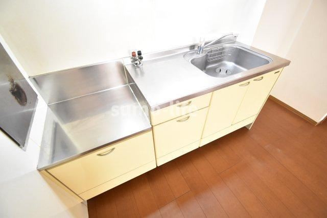 ライフランドスケープA棟のキッチン