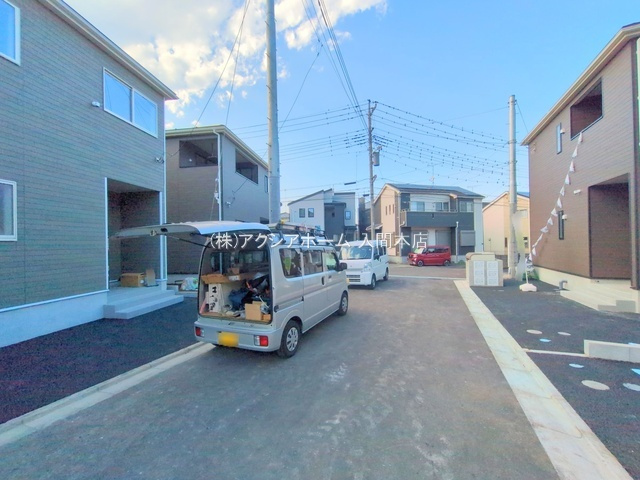 入間市小谷田1丁目・全8棟　新築一戸建　6号棟　～北東角地～の前面道路含む現地写真|現地写真（2025年9月17日撮影）