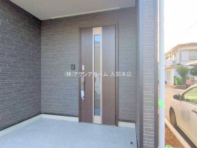 入間市小谷田1丁目・全8棟　新築一戸建　6号棟　～北東角地～の玄関|現地写真（2025年9月17日撮影）