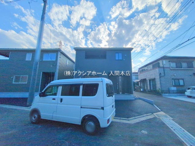 入間市小谷田1丁目・全8棟　新築一戸建　6号棟　～北東角地～の外観|現地写真（2025年9月17日撮影）