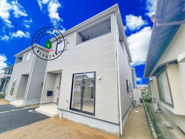 宮崎市島之内第12-2棟（2号棟）の外観|デザイン性のある外観です。