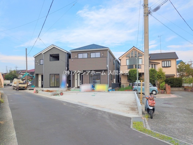 入間市小谷田1丁目・全8棟　新築一戸建　7号棟の外観|完成まであと少し♪現地写真（2025年9月18日撮影）