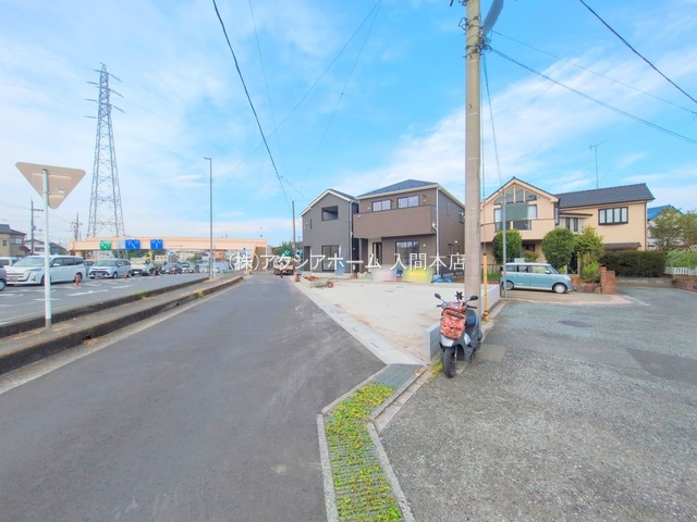 入間市小谷田1丁目・全8棟　新築一戸建　7号棟の前面道路含む現地写真|現地写真（2025年9月18日撮影）