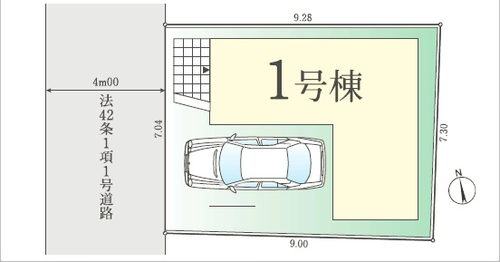 【区画図】 | 朝霞市本町2期 | 全1棟