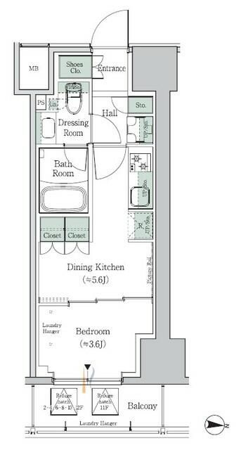 ワンルーフレジデンス中野南台