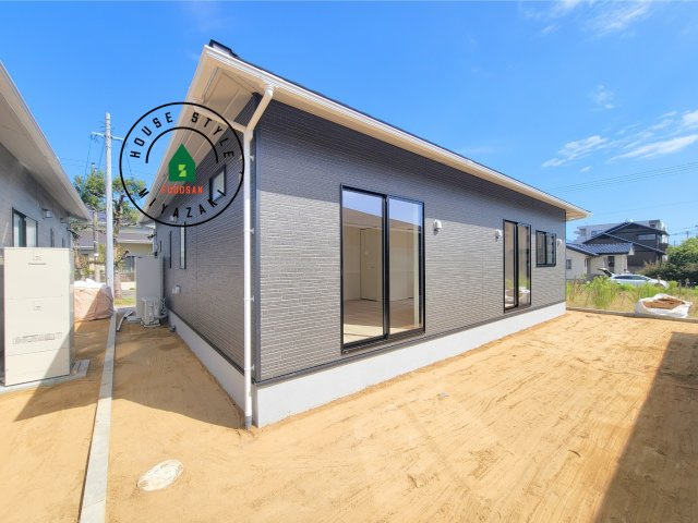 宮崎市恒久第14-4棟（2号棟）の外観|デザイン性のある外観です。