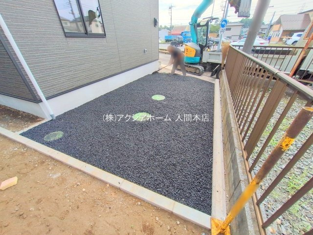 入間市小谷田1丁目・全8棟　新築一戸建　8号棟の駐車場|現地写真（2025年9月18日撮影）