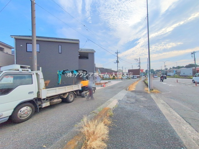 入間市小谷田1丁目・全8棟　新築一戸建　8号棟の前面道路含む現地写真|現地写真（2025年9月18日撮影）