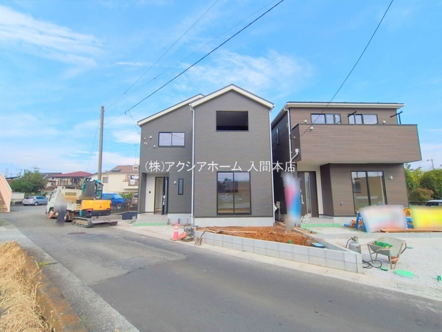 入間市小谷田1丁目・全8棟　新築一戸建　8号棟の外観|完成まであと少し♪現地写真（2025年9月18日撮影）