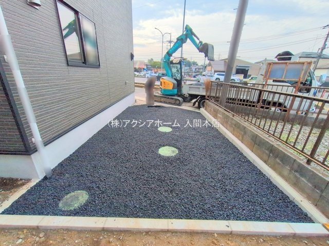 入間市小谷田1丁目・全8棟　新築一戸建　8号棟の駐車場|現地写真（2025年9月18日撮影）