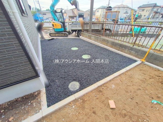 入間市小谷田1丁目・全8棟　新築一戸建　8号棟の駐車場|現地写真（2025年9月18日撮影）