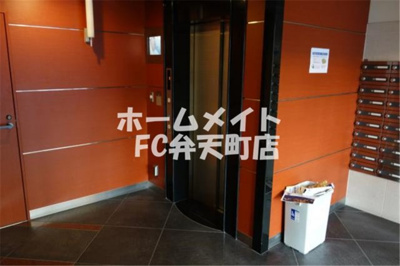 【ロビー】 | アスリート本町リバーウエスト | エレベーター付きです