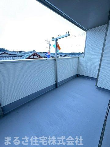 生目台西1丁目　A号棟のバルコニー