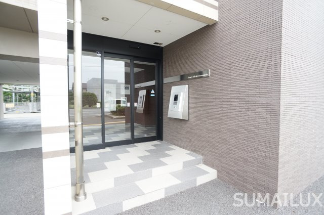 熊本市南区島町４丁目の賃貸マンションのエントランス