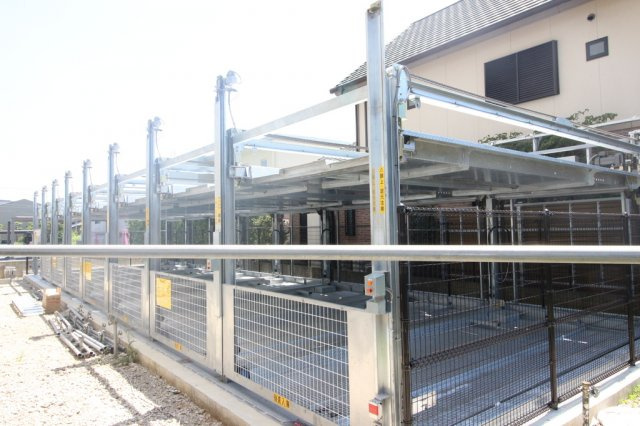 熊本市南区島町４丁目の賃貸マンションの駐車場