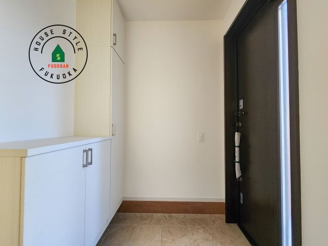 糸島市板持第1-1棟(1号棟)の防犯設備|二重ロックでしっかり防犯対策ができます。