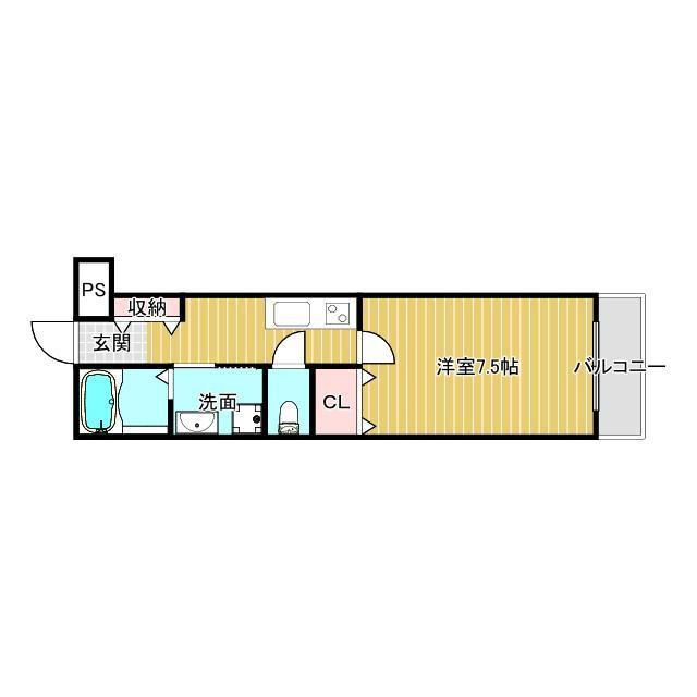 CASA　CALMAの間取り