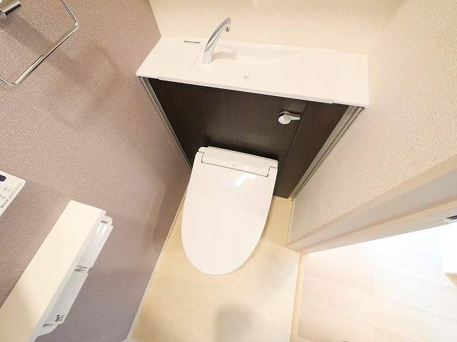 ル・ブコンのトイレ|落ち着いたトイレです