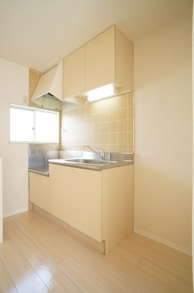 ポーエルⅥ　Ｃ棟のキッチン|2口ガスコンロ設置可能です♪