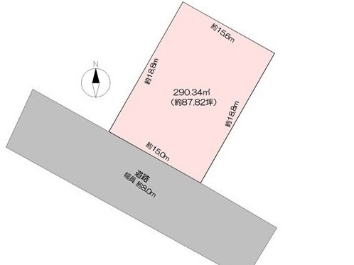 【土地図】 | 売地　高知市二葉町　＠25万