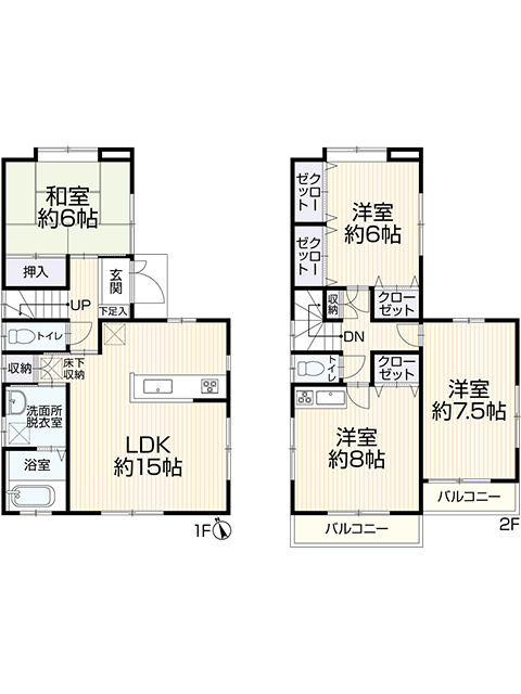 ~再生住宅~藤沢市柄沢 中古戸建の画像