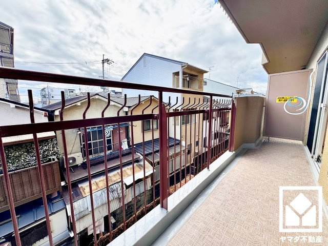 藤和伏見コープのバルコニー