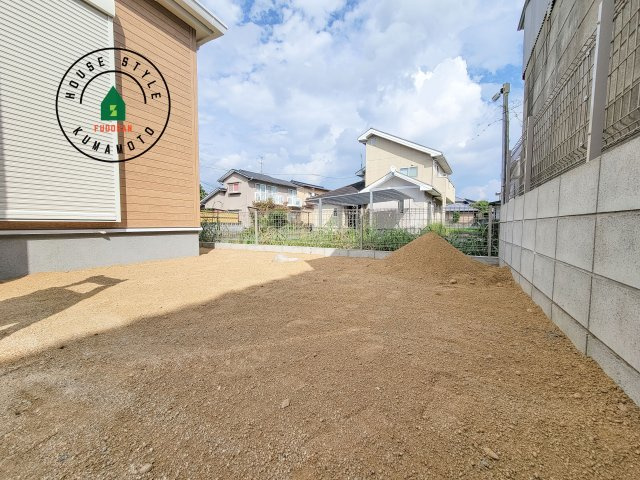 熊本市北区麻生田5丁目第7-2棟（2号棟）の庭|お庭で自由な時間を過ごせます。