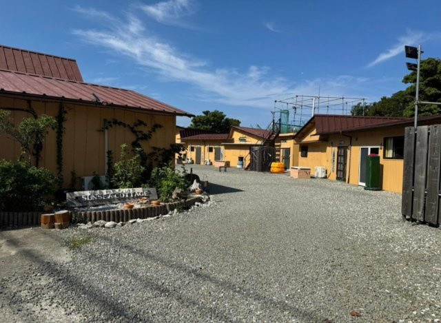 泉南郡岬町コテージ４棟9部屋の駐車場