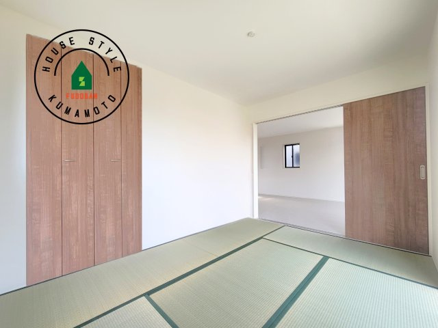 熊本市中央区琴平2丁目第2-5棟（1号棟）　の内観：施工例|柔らかい畳が心地よい和室