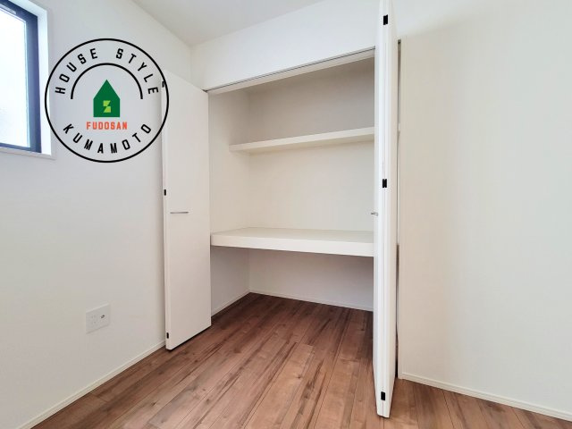 熊本市中央区琴平2丁目第2-5棟（4号棟）　の内観：施工例|収納には困りません。