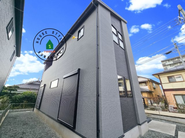 熊本市中央区琴平2丁目第2-5棟（5号棟）　の外観|デザイン性のある外観です。