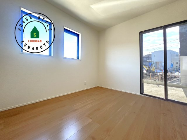 熊本市中央区琴平2丁目第2-5棟（5号棟）　の内観：施工例|将来的に、琉球畳を引きまして和室風にすることも可能です。