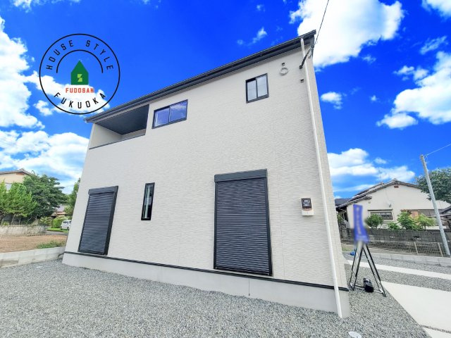 福岡市東区蒲田2丁目第2-1棟(1号棟)の外観|デザイン性のある外観です。