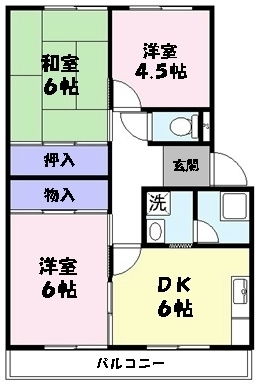 【間取り】 | 住吉中央マンション
