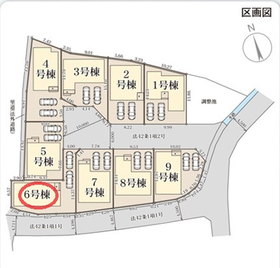 【区画図】 | リーブルガーデン大和郡山新町 | 区画図