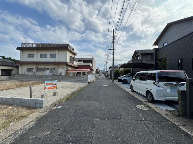  For.M Iーフォルムー小倉南区若園1丁目4期　【小倉南区　新築戸建て】の前面道路含む現地写真|現地撮影　2025,9,22　 For.M Iーフォルムー小倉南区若園1丁目4期　【小倉南区　新築戸建て】