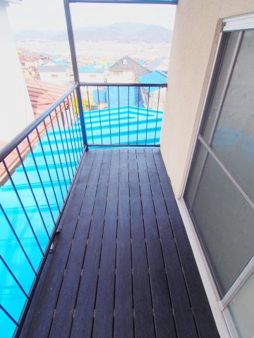 住田戸建てのバルコニー