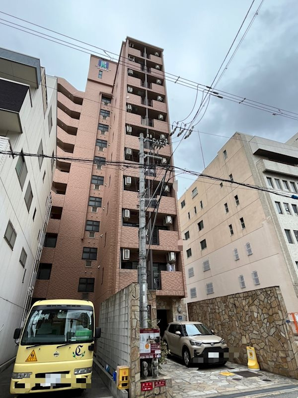 エステムコート大阪城南Ⅱの外観|外はこのようになっています