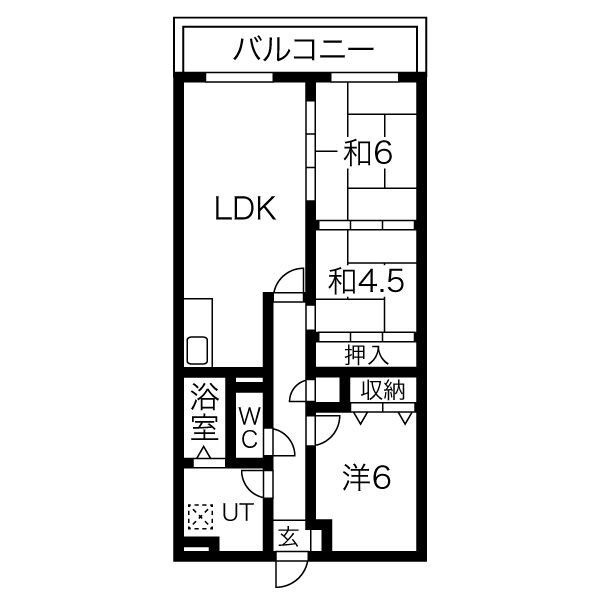 エスペレールⅡの間取り