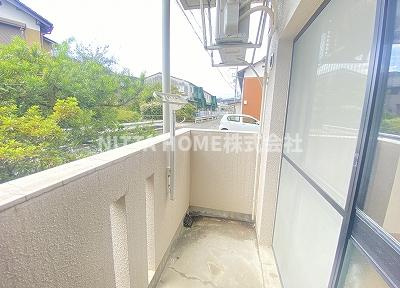 カサクワトロのバルコニー|広々バルコニー◎