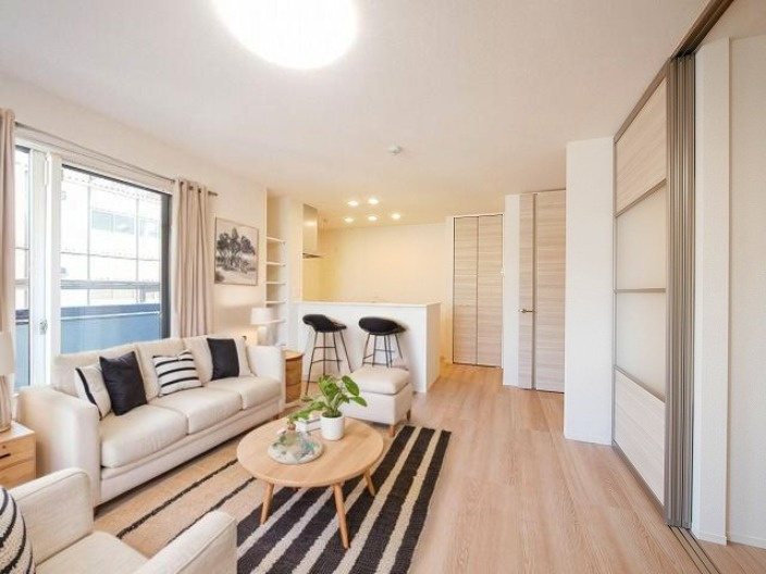 カサ・リチェルの居間・リビング|CGで家具等を配置したもので家具等は含まれません