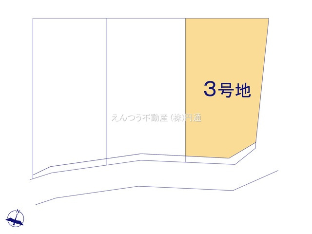 城屋敷2期の区画図