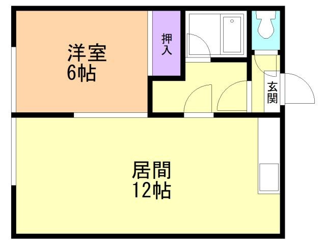 中島マンションの間取り