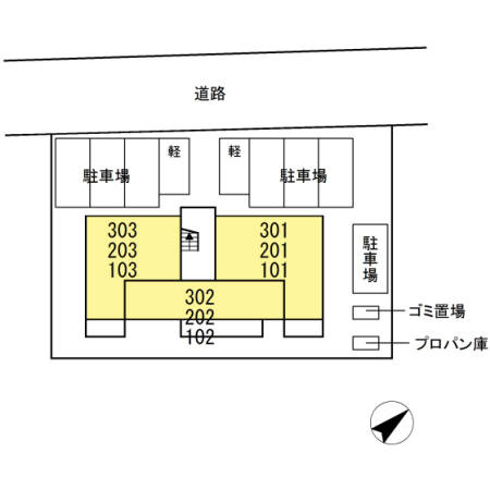 アルカンシェルの区画図