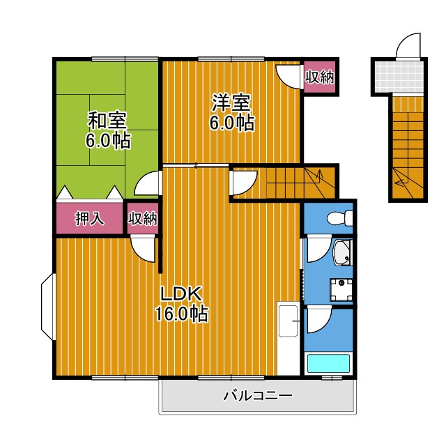 メゾン津々山台B棟の間取り