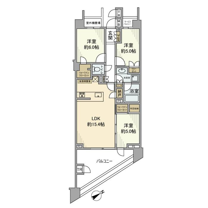 ディアスタ鷺沼の間取り